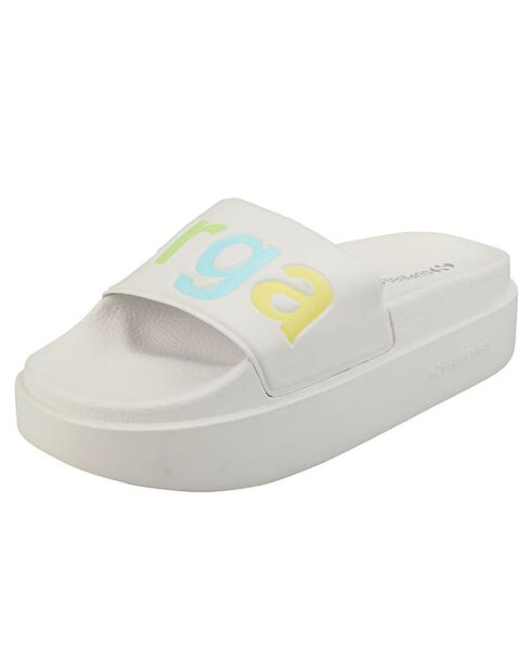 Claquettes  Puw blanc/multicolore
