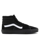 Sneakers en Velours de Cuir & Toile SK8-Hi noires