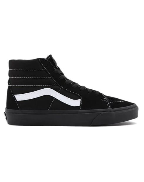 Sneakers en Velours de Cuir & Toile SK8-Hi noires