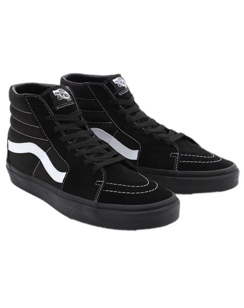 Sneakers en Velours de Cuir & Toile SK8-Hi noires