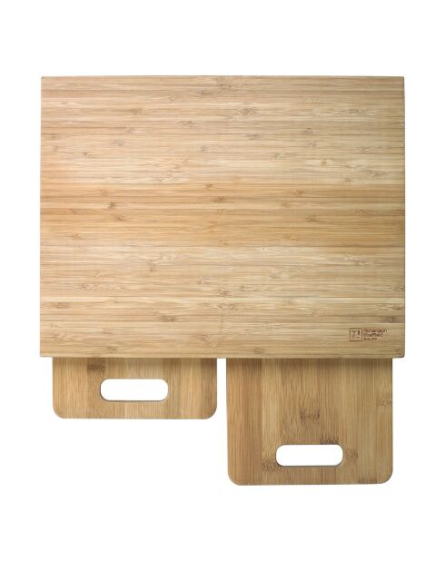 Tabla de cortar marrón Trio - 30x40 cm