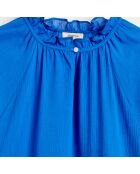 Robe longue Pattie en Coton bleue