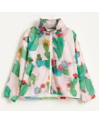 Veste coupe-vent Helen imprimée cactus multicolore