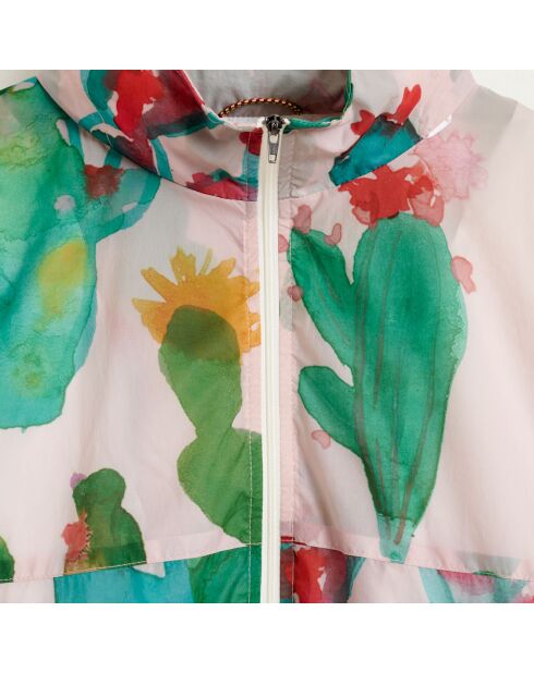 Veste coupe-vent Helen imprimée cactus multicolore