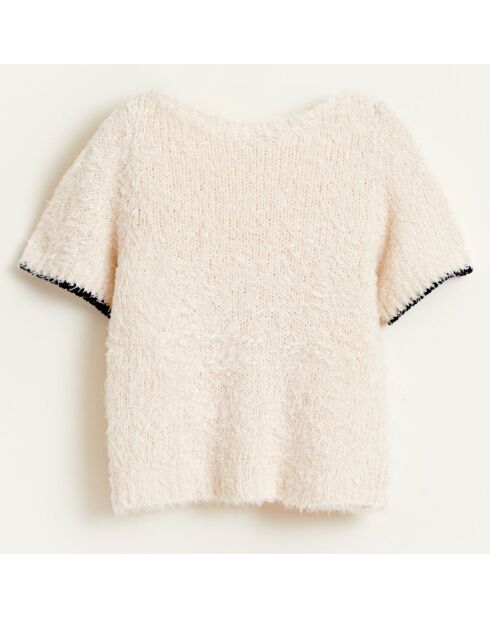 Pull 100% Coton Bio Nomed fluffy écru