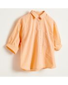 Chemise Ave en Coton orange