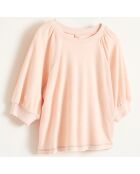 Sweat Moni en Coton éponge rose pâle