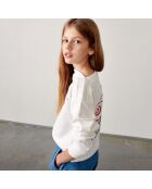 Sweat Biba en Coton blanc