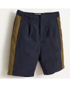 Short Jonn en Coton mélangé à bande marine
