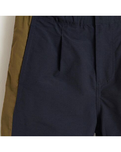 Short Jonn en Coton mélangé à bande marine