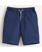 Short Pawl en Coton bleu nuit