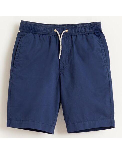 Short Pawl en Coton bleu nuit