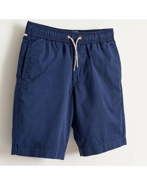 Short Pawl en Coton bleu nuit