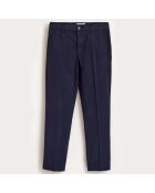 Pantalon Chino Isaac en Toile de coton marine