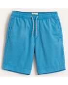 Short Pawl en Coton bleu turquoise