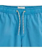 Short Pawl en Coton bleu turquoise