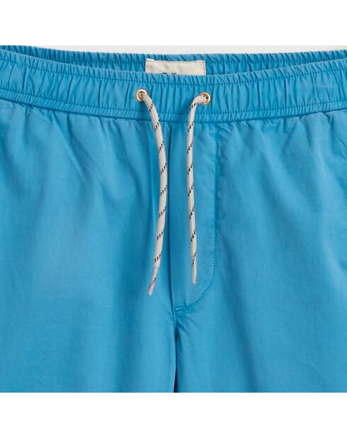 Short Pawl en Coton bleu turquoise