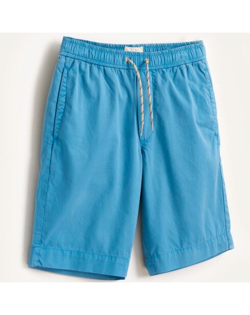 Short Pawl en Coton bleu turquoise