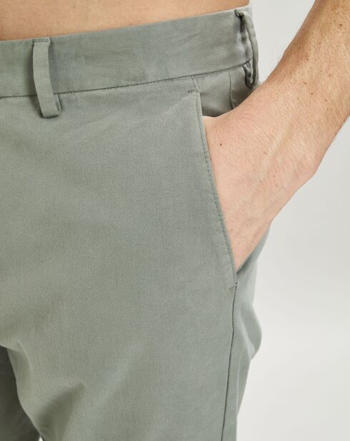 Pantalon chino Slim Fit Core Kensington vert sauge