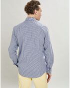 Chemise Slim Fit  carreaux bleue