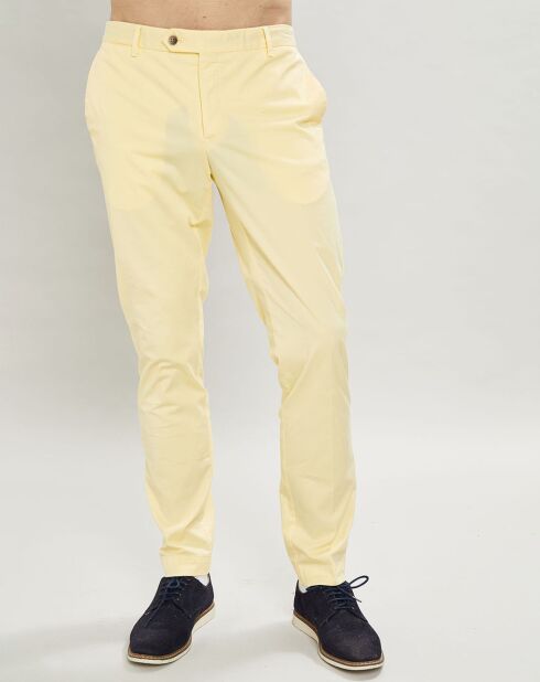 Pantalon chino Milleraie jaune clair