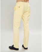 Pantalon chino Milleraie jaune clair