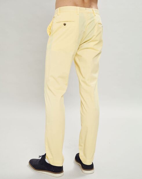 Pantalon chino Milleraie jaune clair