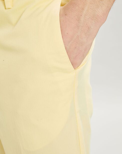Pantalon chino Milleraie jaune clair