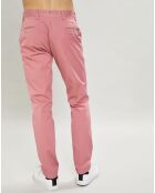 Pantalon chino Milleraie rose moyen