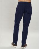 Pantalon en denim uni bleu