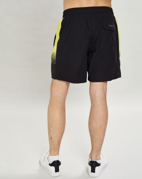 Short de Bain Aston Martin Racing fluo noir