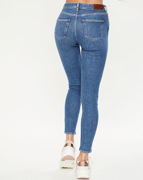 Jean taille haute Skinny bleu