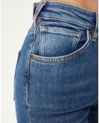 Jean taille haute Skinny bleu