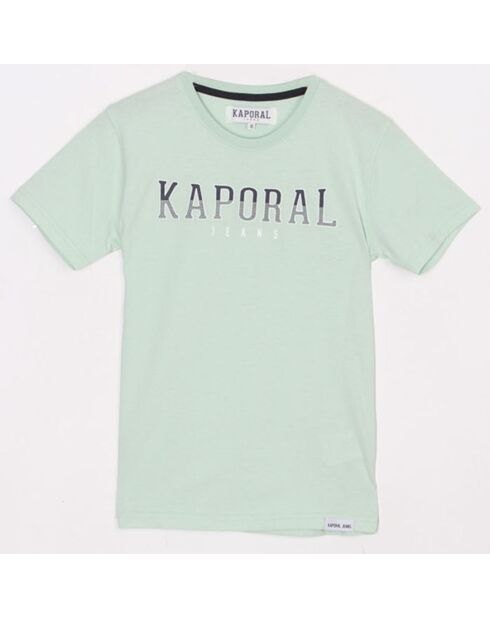 T-Shirt en Coton à logo classic vert pâle