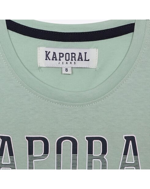 T-Shirt en Coton à logo classic vert pâle