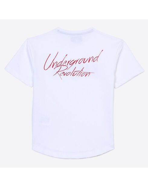T-Shirt en Coton Underground blanc