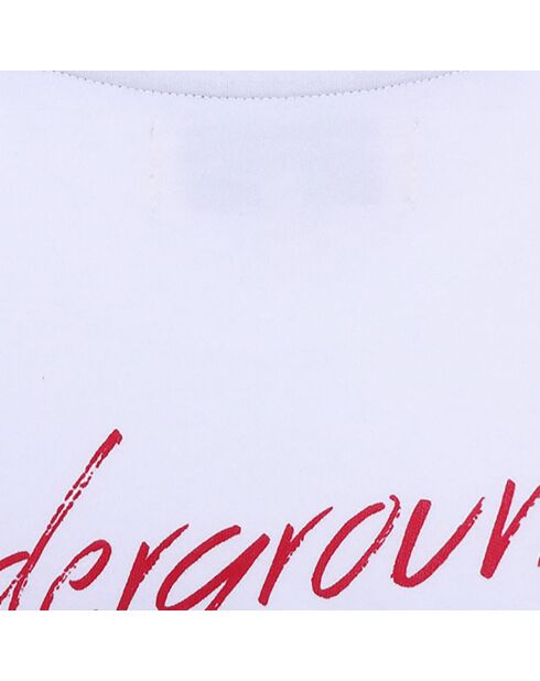 T-Shirt en Coton Underground blanc