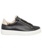 Baskets en Cuir Anita noires