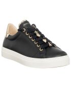 Baskets en Cuir Anita noires