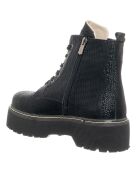 Boots en Cuir Liam irrisées noires - Talon 5 cm