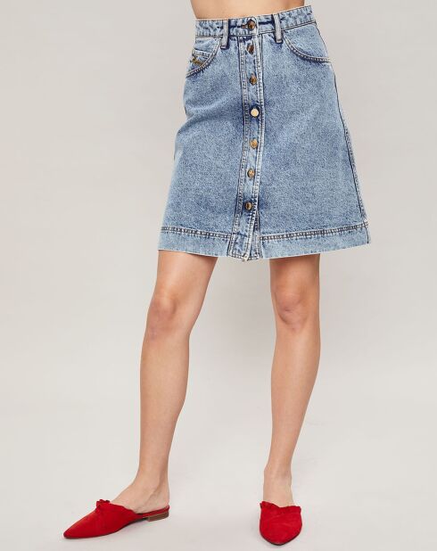 Jupe courte Denim bleue