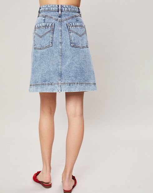 Jupe courte Denim bleue