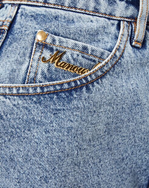 Jupe courte Denim bleue