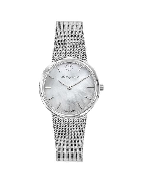 Montre Femme Quartz en Acier Milly  Milanais argentée