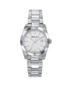 Montre Femme Quartz en Acier Mathy I  argentée