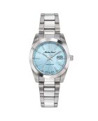 Montre Femme Quartz en Acier Mathy Sunray argentée