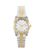 Montre Femme en Acier Quartz  Mathy III  argenté/doré