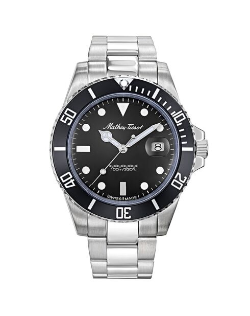 Montre Femme en Acier Mathy Vintage Quartz argentée