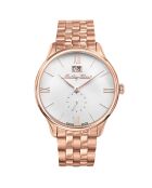 Montre Femme en Acier Quartz  Edmond Metal  doré rose