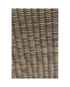 Montmartre 6-Sitzer-Gartenmöbel aus braunem geflochtenem Harz